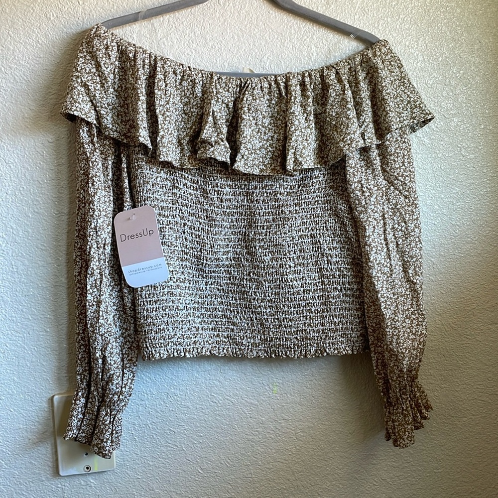 Dress Up floral women’s off the shoulder blouse